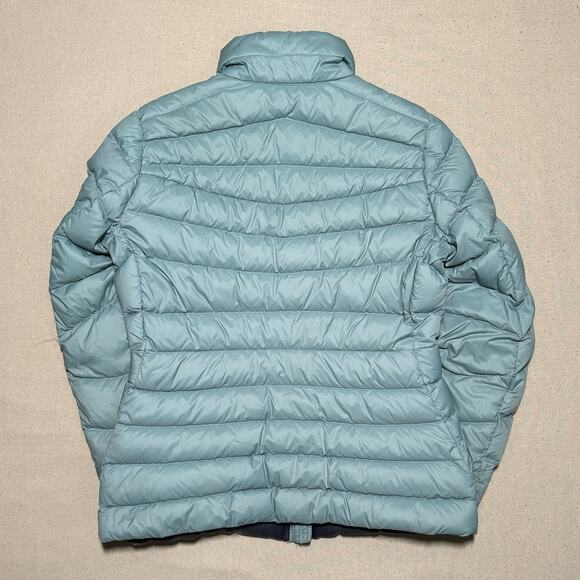 Lands End Women’s Down Max 600 Puffer Jacket Light Blue Packable Size XS 2 - 4 - Picture 2 of 11